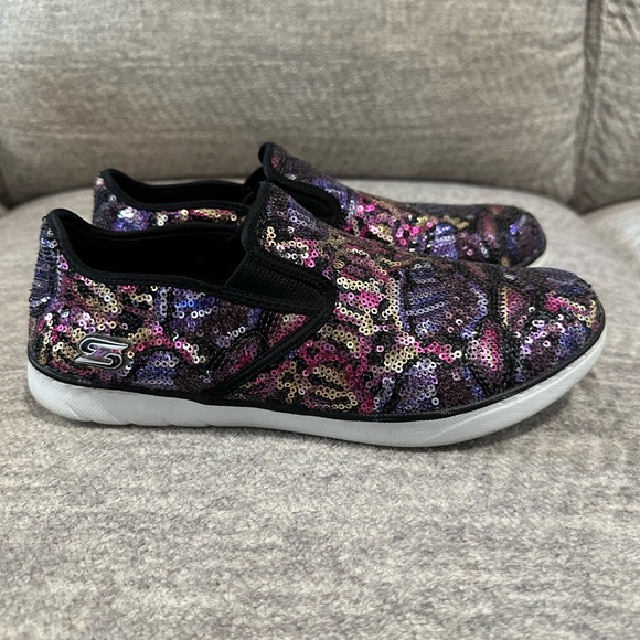 Skechers Shoes Skechers Millennial Sparkly Air Cooled Memory Foam